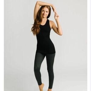 Zyia Black Cooper Charged Tank